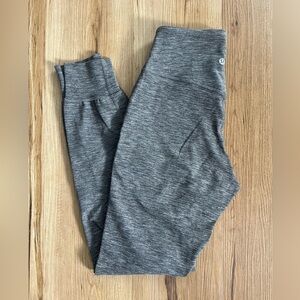 lululemon athletica Heathered Gray Performance Leggings